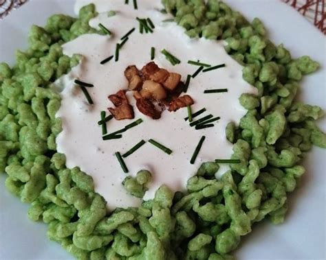 Suroviny na špenátové halušky