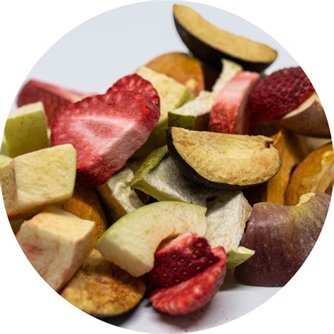 Lyofilizované ovocie a zelenina