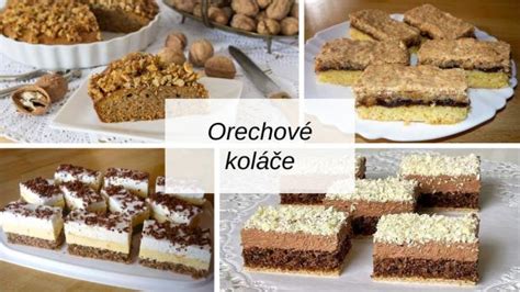 Rozmanité orechové zákusky