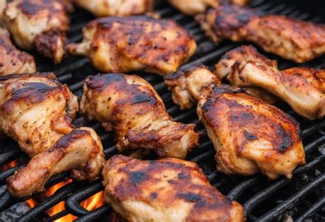 Grilovanie kuracích stehien