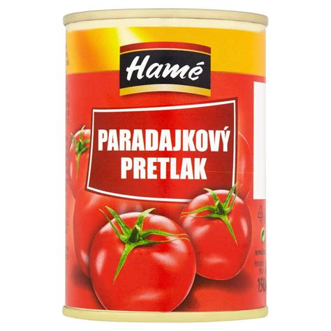 Paradajkový pretlak v konzerve