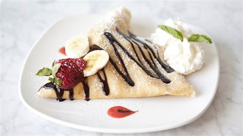 Ponuka palaciniek v Paris Café Crêperie