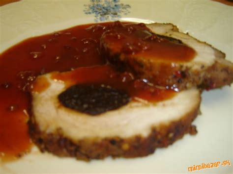 Brusnicová omáčka s pomarančom