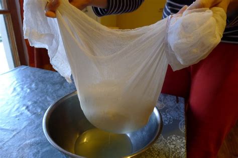 Odkvapkávanie syra v plachte