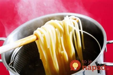 Štruktúra varenej cestoviny al dente