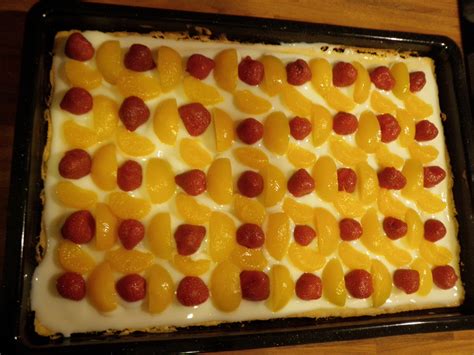 Ovocný koláč s pudingom