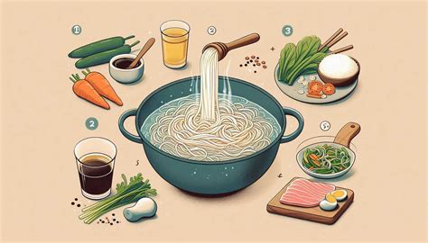 Ilustrácia rôznych druhov ryžových rezancov