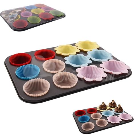 Forma na muffiny s pripravenými košíčkami