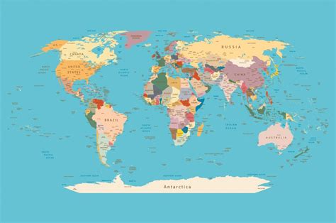 mapa sveta s tradičnými sladkými chlebmi