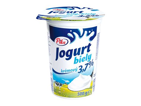 Biely jogurt v miske