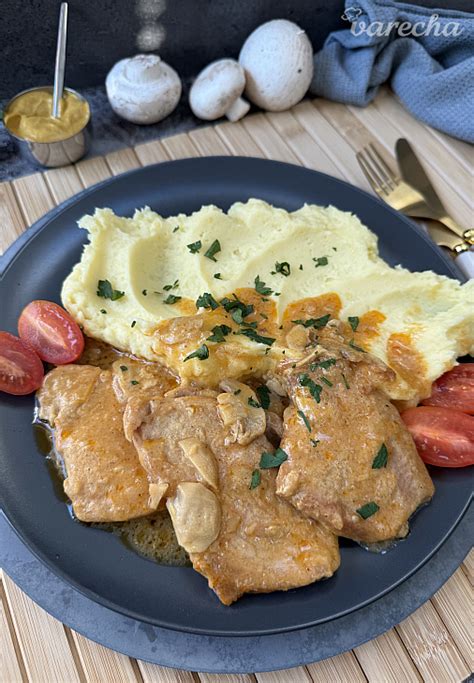 Ilustrácia bravčového stehna nakrájaného na tenké plátky
