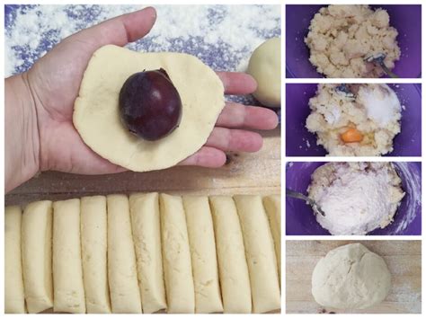 Schéma prípravy bezlepkovej knedle