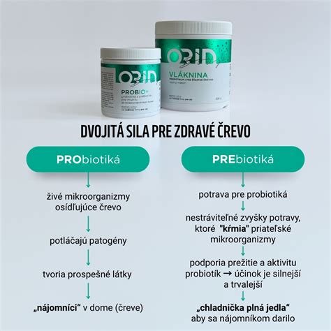 Probiotiká pre zdravé črevo