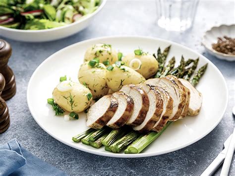 Špargľa a kuracie mäso