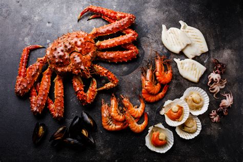 Morské plody na tanieri