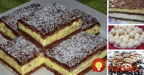 Rôzne druhy kokosových dezertov
