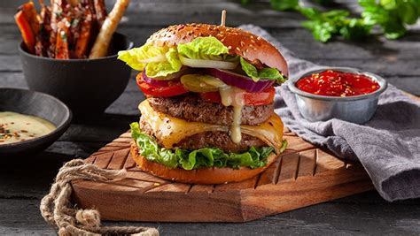 Šťavnatý hamburger