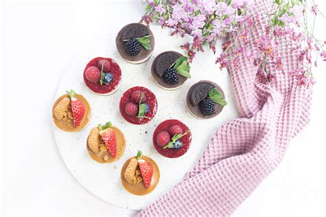 Mini cheesecaky s ovsenými vločkami