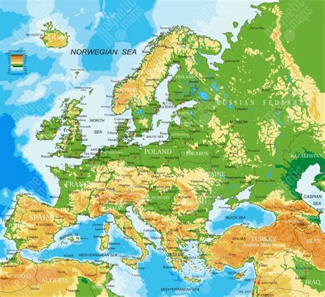 mapa Európy s pôvodom jačmeňa