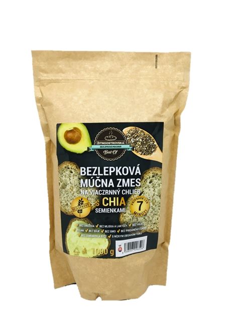 Bezlepková zmes na chlieb