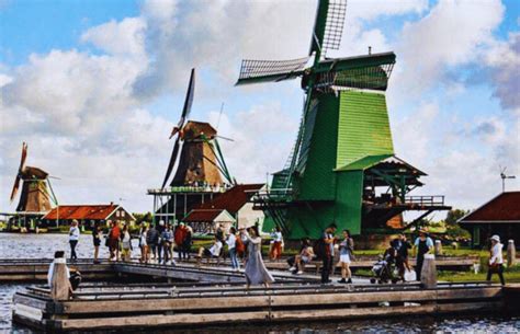 Veterné mlyny v Zaanse Schans