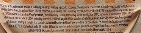 Štruktúra varenia údeného mäsa
