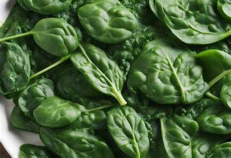 Infografika nutričných hodnôt špenátu