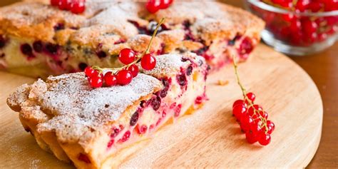 Rôzne druhy ríbezľových koláčov