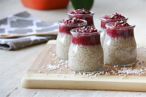 tapiokový puding s ovocím