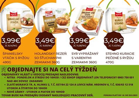 Rozmanité jedlá v ponuke pizzerie