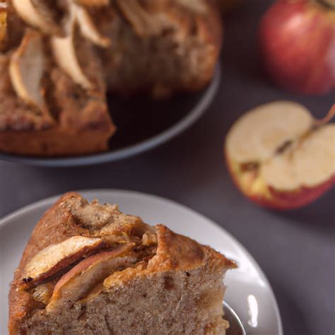 Hotový hrnčekový jablkový koláč zo špaldovej múky