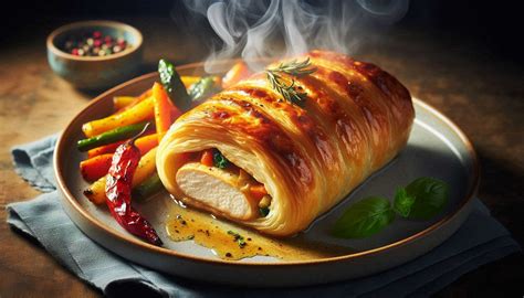 Rôzne druhy kuracích jedál v lístkovom ceste