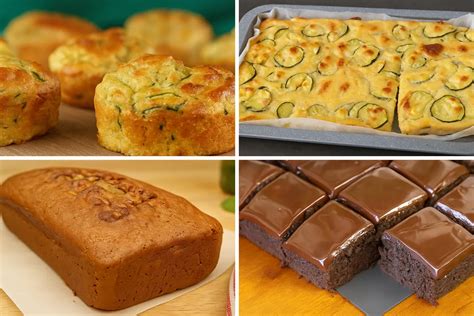 Koláž rôznych variantov slaných koláčov z tekvice