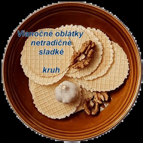 Rôzne druhy slaných oblátok s prílohami