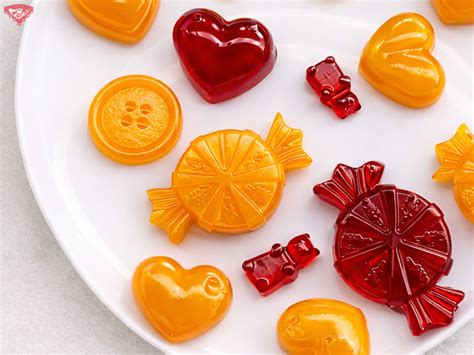 Hotové pomarančové želé cukríky