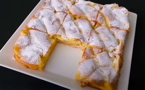 jablkový koláč Vánok počas pečenia