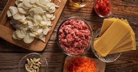 Ingrediencie pre kuracie lasagne