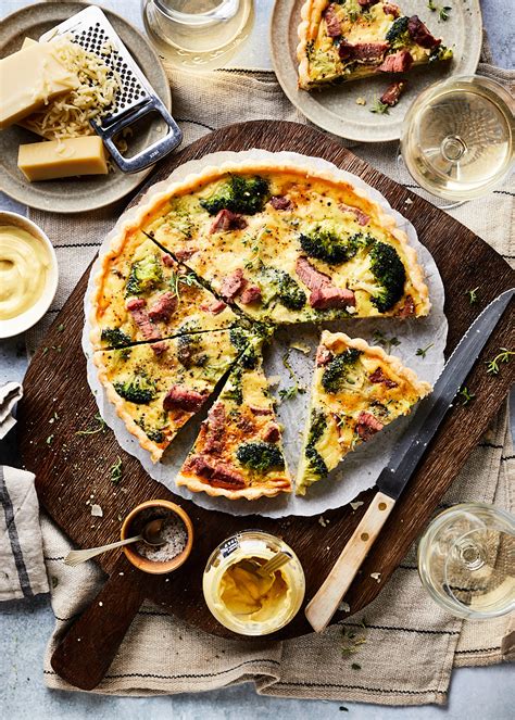 Ilustrácia quiche Lorraine