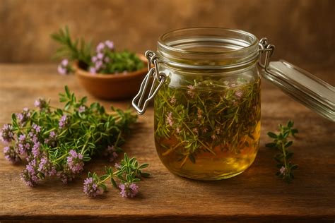 Ilustrácia ingrediencií na prípravu sirupu z materinej dúšky