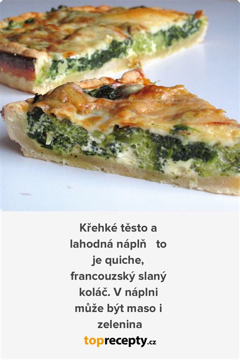 Špenátová náplň do quiche