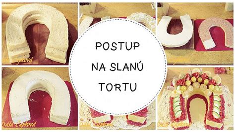 Elegantná svadobná torta v tvare podkovy