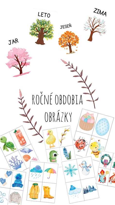 Ilustrácia rôznych druhov pyžám pre rôzne ročné obdobia