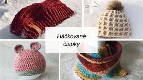 Ukážka rôznych vzorov na háčkované čiapky