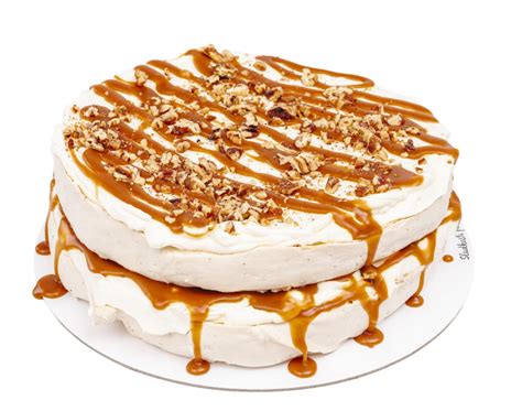 vrstvy torty s karamelom a mascarpone