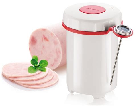 Ilustrácia domácej šunky pripravenej v šunkovare