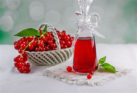Obrázok s ingredienciami na ríbezľový sirup