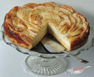Jablkovo-tvarohová torta
