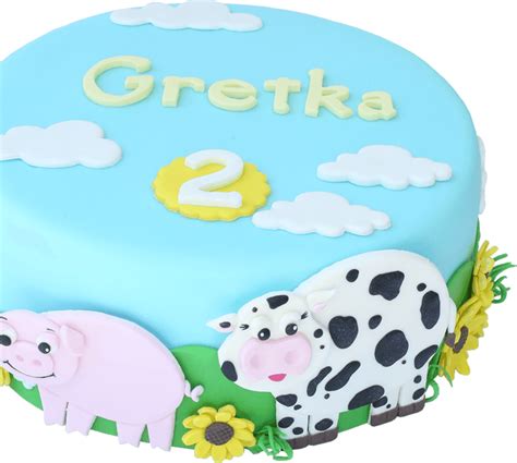 Ilustrácia rôznych jedlých obrázkov na torty