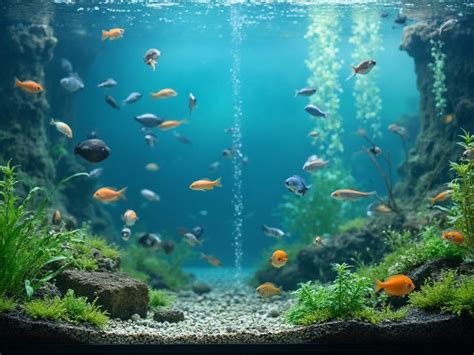 Ilustrácia obmedzeného priestoru v guľatom akváriu