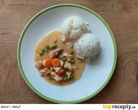 Príklad bezlepkového obeda s kuracím mäsom